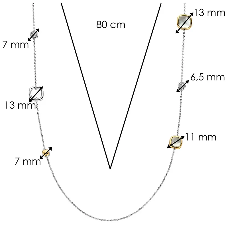 TI SENTO Milano Halsband 34066BL