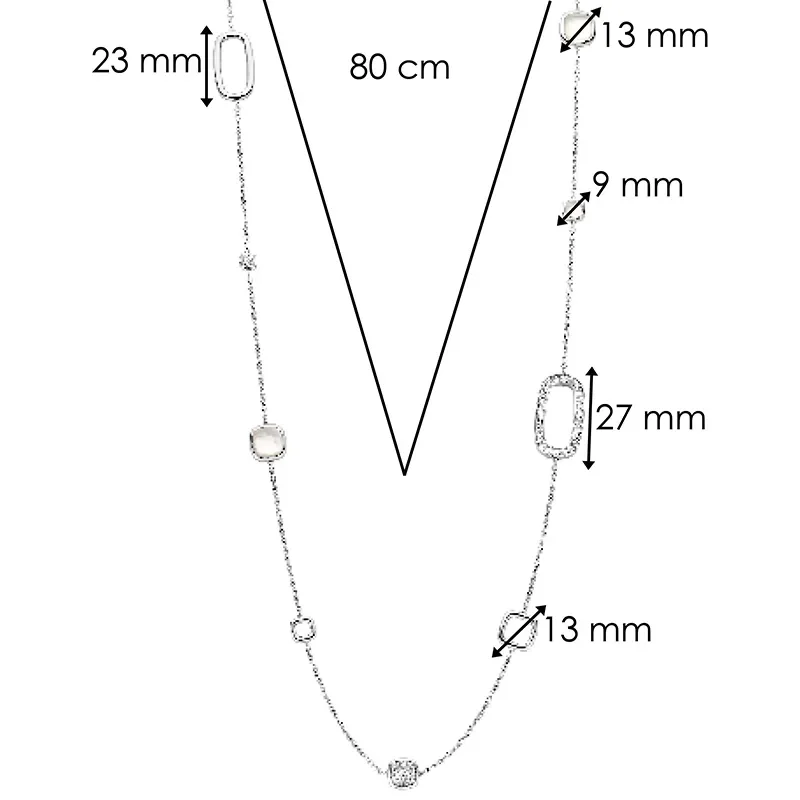 TI SENTO - MILANO NECKLACE 34081ZI