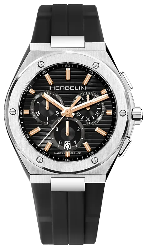 Herbelin CHRONO H ROND ACIER - FKM
