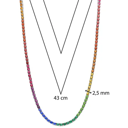 TI SENTO Milano Halsband 3992MC-43