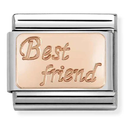 Nomination Composable Classic Best Friend bonded rose gold