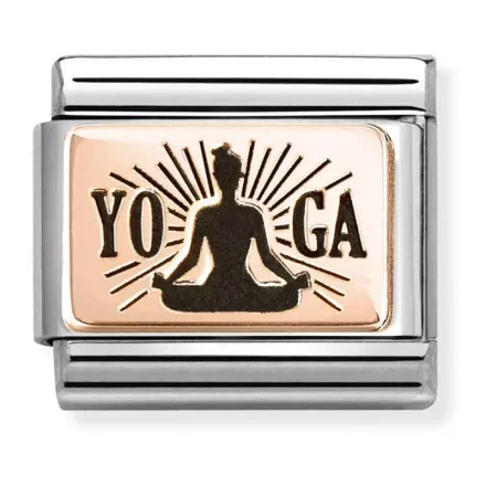 Nomination Composable Classic L&auml;nk, YOGA Lotus Pose