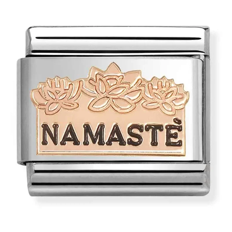 Nomination 43202_43 9 k rose gold Namaste