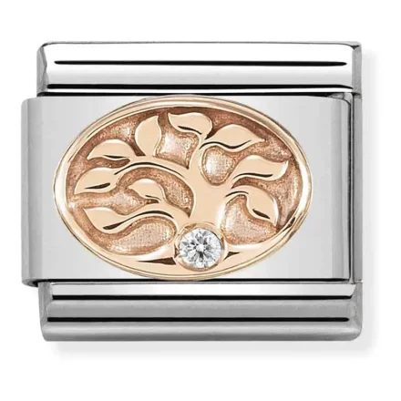 Nomination Composable Classic L&auml;nk Livets Tr&auml;d med Stenar