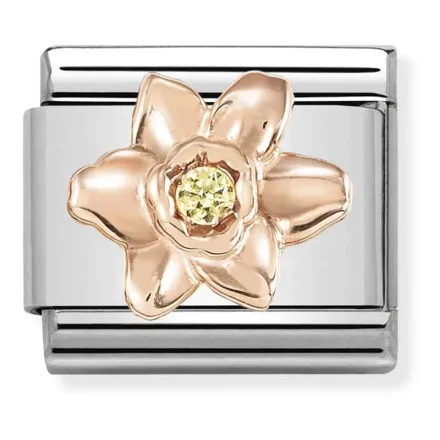 Nomination Composable Classic L&auml;nk Yellow Daffodil