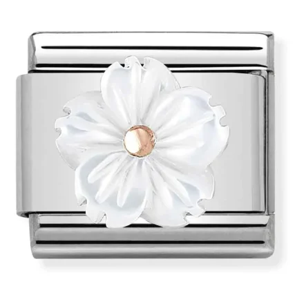 Nomination Composable Classic L&Scaron;nk Blomma i Moderp&Scaron;rla