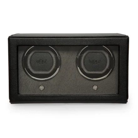 WOLF1834 CUB DOUBLE WATCH WINDER WITH COVER