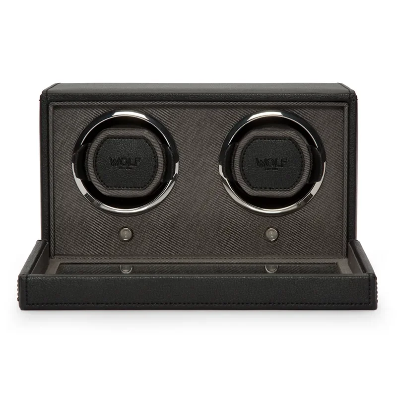 WOLF1834 CUB DOUBLE WATCH WINDER WITH COVER