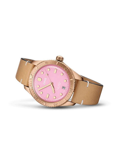 Oris Divers Sixty‑Five 'Cotton Candy' 01 733 7771 3158-07 3 19 04BRS