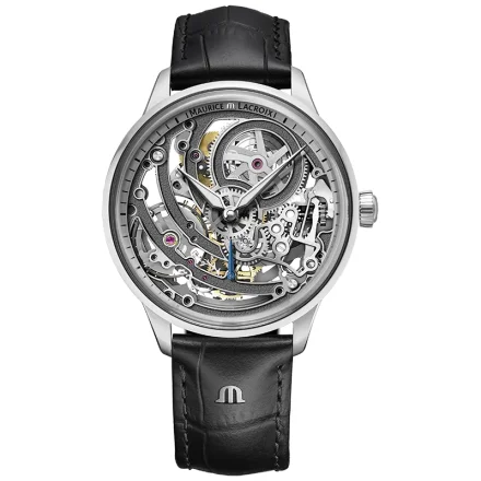 Maurice Lacroix 758108-SS001-090-2 Herrklocka Svart St�l Automatic