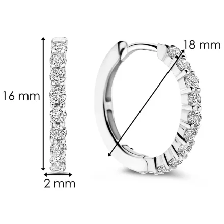 TI SENTO Milano Örhängen 7958ZI