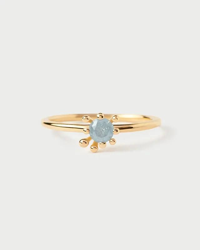 PDPAOLA GREY FLEUR Ring AN01-C93 58