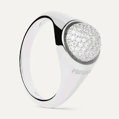 PDPAOLA PAVE MOON Ring AN02-B21