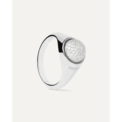 PDPAOLA PAVE MOON Ring AN02-B21