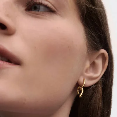 PDPAOLA MINI TWIST HOOP Örhängen AR01-D28-U