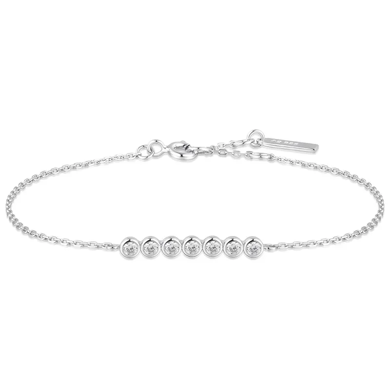 Ania Haie Silver BEZEL SET Armband B058-02H