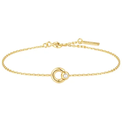 Ania Haie HOOP FRESHWATER PEARL Armband B058-03G