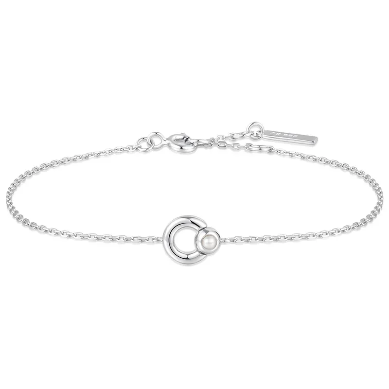 Ania Haie HOOP FRESHWATER PEARL Armband B058-03H