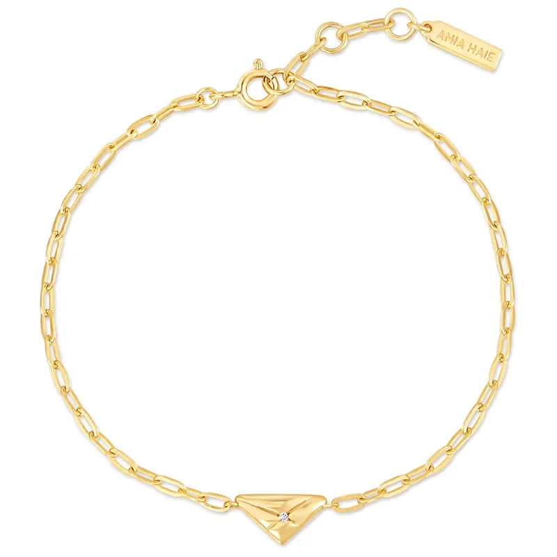 Ania Haie Guld TRIANGLE KISS Armband B059-01G