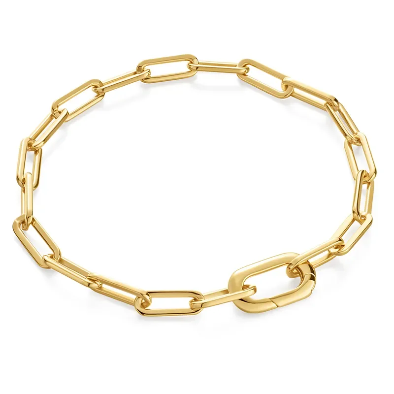 Ania Haie Guld LINKED CHUNKY Armband B060-02G