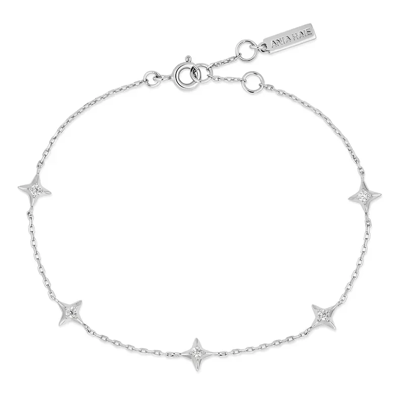 Ania Haie Silver STARS STATION Armband B061-02H