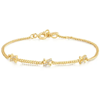 Ania Haie Guld CROSS STATION Armband B061-03G