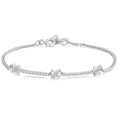 Ania Haie Silver CROSS STATION Armband B061-03H