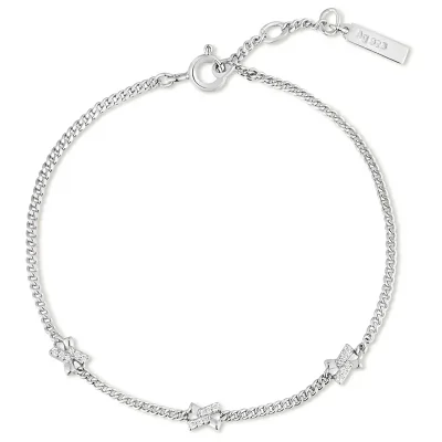 Ania Haie Silver CROSS STATION Armband B061-03H