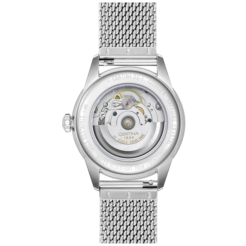 DS-1 Day Date Mechanical, automatic winding
ETA
Swiss Made 100 m - C029.430.11.051.00 