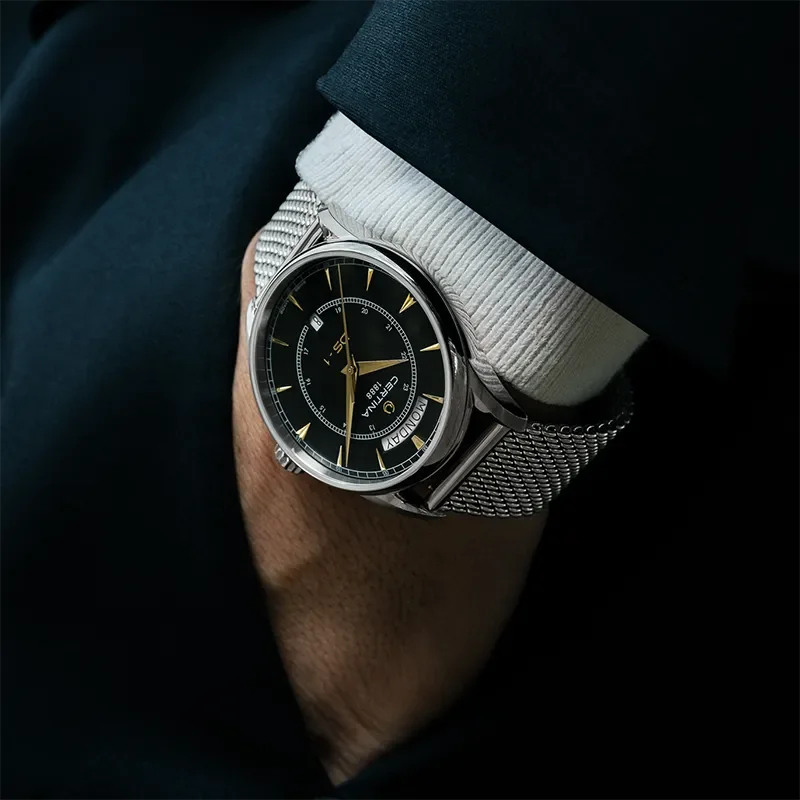 DS-1 Day Date Mechanical, automatic winding
ETA
Swiss Made 100 m - C029.430.11.051.00 