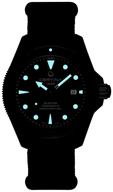 Certina DS Action Diver 43mm Powermatic 80 C032.607.38.051.00