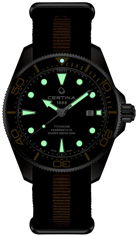 Certina DS Action Diver 43mm Powermatic 80 Titanium C032.607.48.051.00