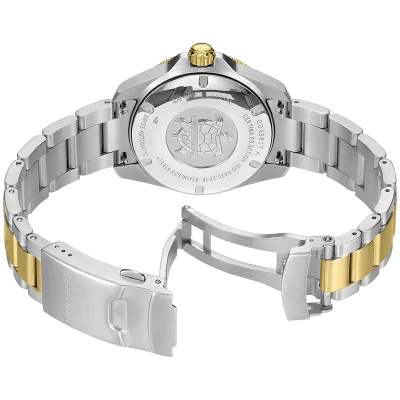 DS Action 38mm Mechanical, automatic winding
80 h Power Reserve
Nivachron
ETA
Swiss Made Diver's watch 300m according to ISO 6425:2018 - C048.807.22.041.00 