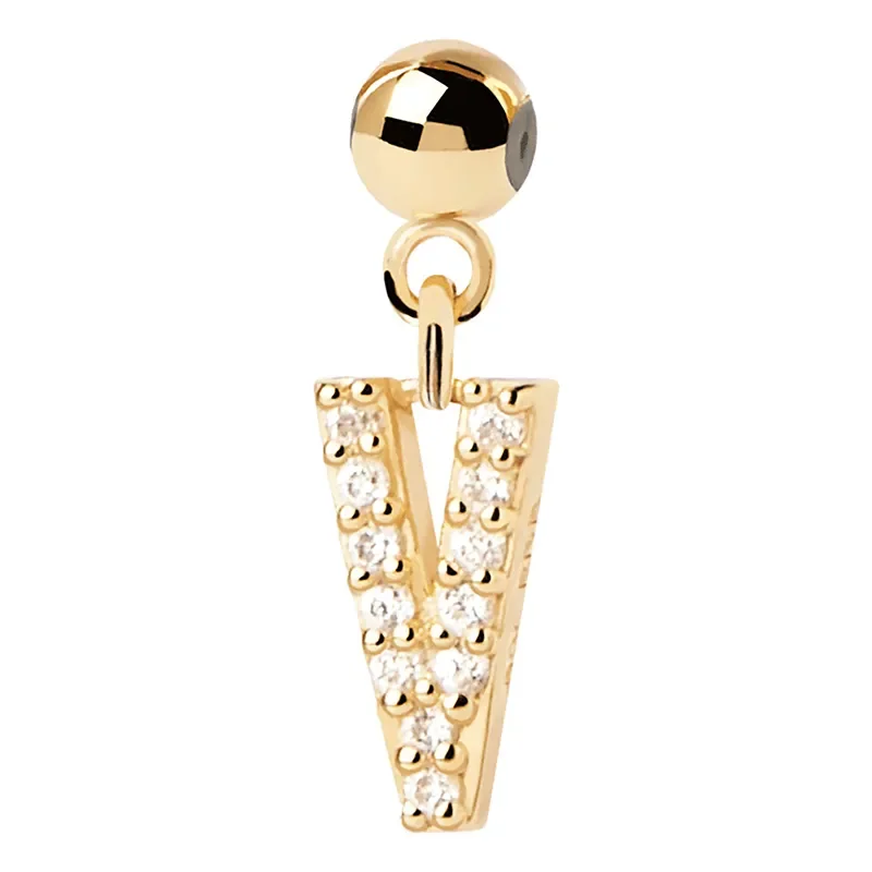 PDPAOLA Bokstav V Charm CH01-071-U