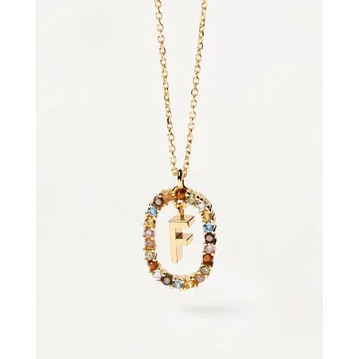 PDPAOLA Bokstav F Halsband CO01-265-U