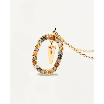 PDPAOLA Bokstav V Halsband CO01-281-U