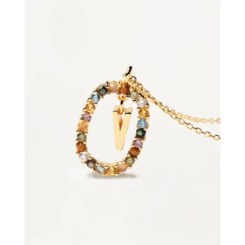 PDPAOLA Bokstav V Halsband CO01-281-U