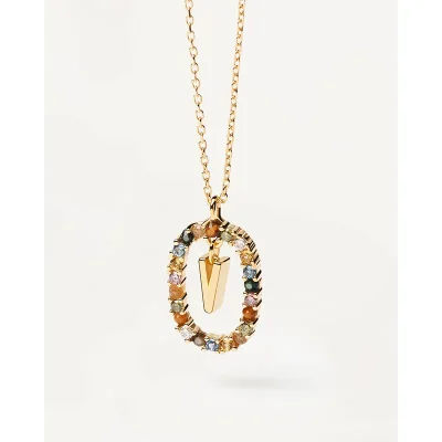 PDPAOLA Bokstav V Halsband CO01-281-U