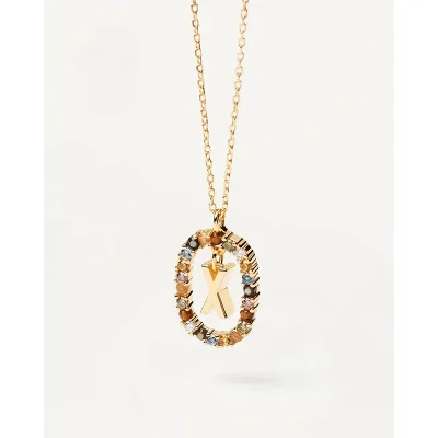 PDPAOLA Bokstav X Halsband CO01-283-U