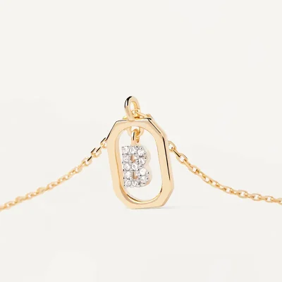 PDPAOLA MINI Bokstav B Halsband CO01-513-U