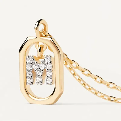 PDPAOLA MINI Bokstav M Halsband CO01-524-U