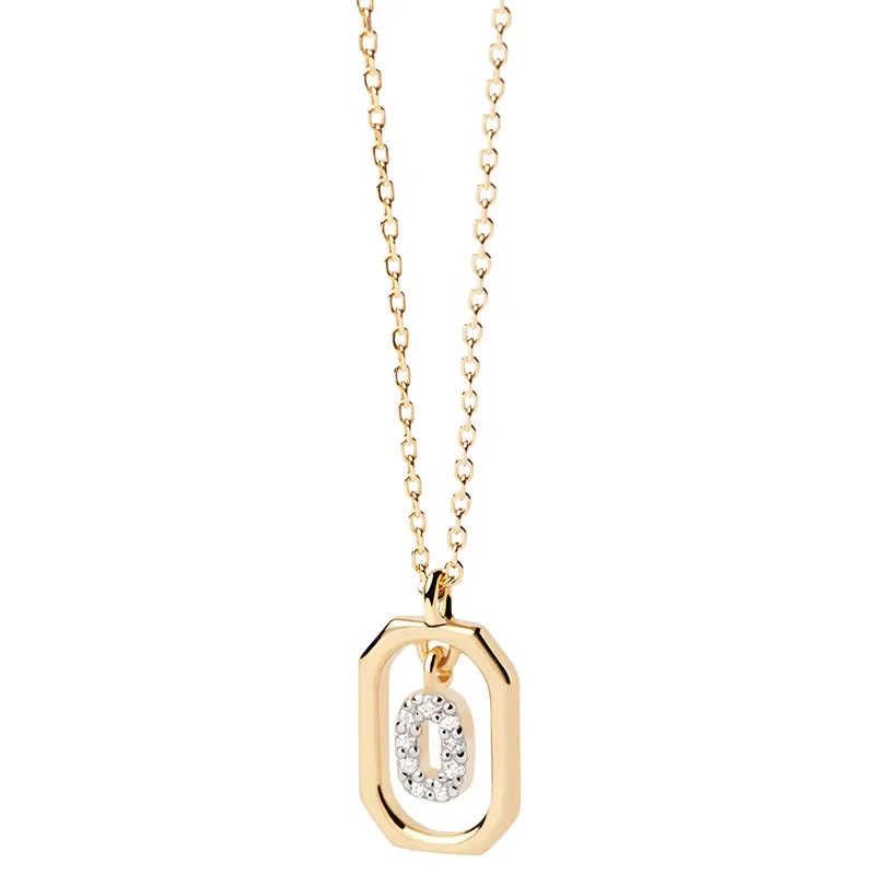 PDPAOLA MINI Bokstav O Halsband CO01-526-U