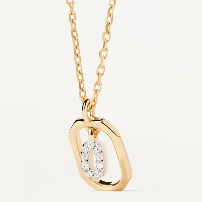 PDPAOLA MINI Bokstav O Halsband CO01-526-U