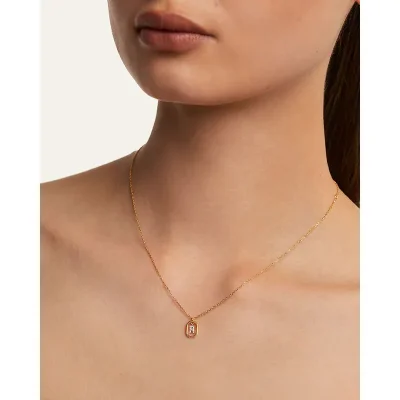 PDPAOLA MINI Bokstav R Halsband CO01-529-U
