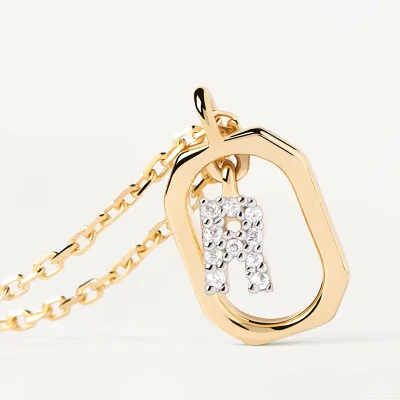 PDPAOLA MINI Bokstav R Halsband CO01-529-U
