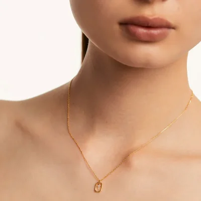 PDPAOLA MINI Bokstav T Halsband CO01-531-U