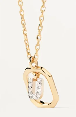 PDPAOLA MINI Bokstav U Halsband CO01-532-U