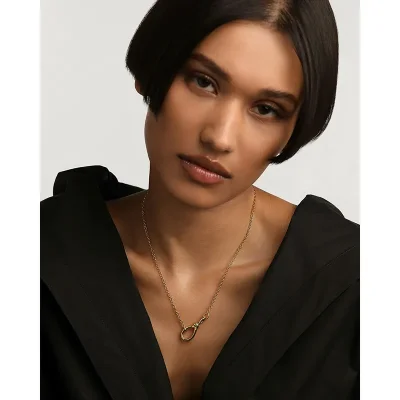 PDPAOLA STACKER CLASP CHAIN Halsband CO01-770-U