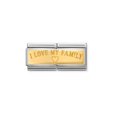 Nomination Composable Classic Double Länk I Love My Family
