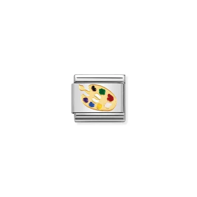 Nomination Composable Classic Länk Artist's Palette i Emalj
